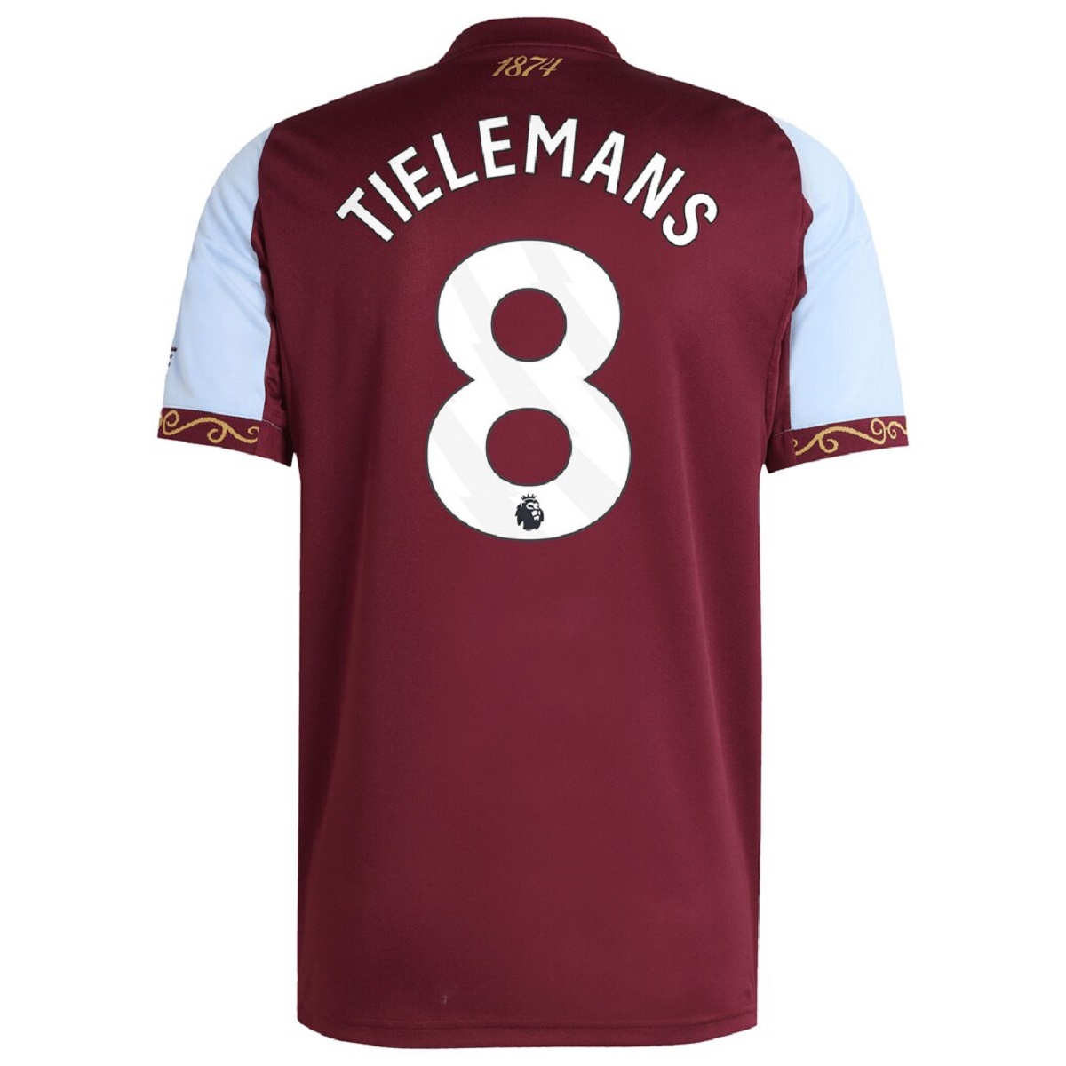 TIELEMANS #8 Aston Villa Home Jersey 2025/26