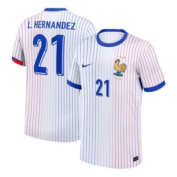 L.HERNANDEZ #21 France Away Jersey 2025/26 - minejerseys
