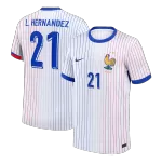 L.HERNANDEZ #21 France Away Jersey 2024 - minejerseys