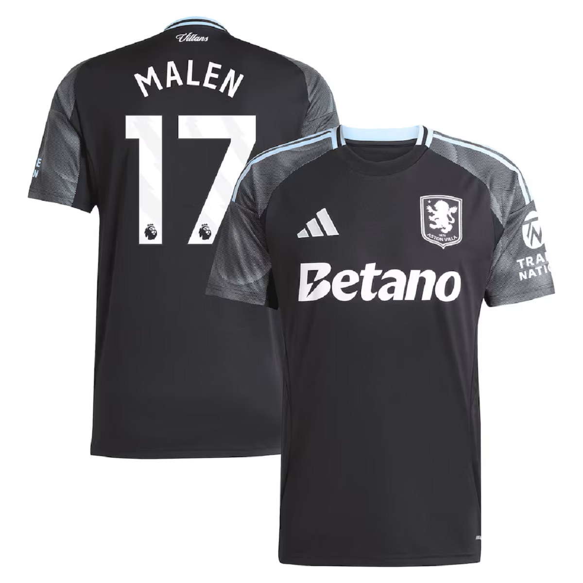 MALEN #17 Aston Villa Away Jersey 2025/26 MALEN #17 Aston Villa Away Jersey 2025/26