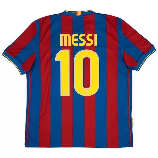 Messi #10 Retro Barcelona Home Jersey 2009/10 - minejerseys