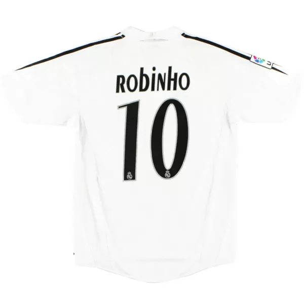 Robinho #10 Retro Real Madrid Home Jersey 2004/05 - minejerseys