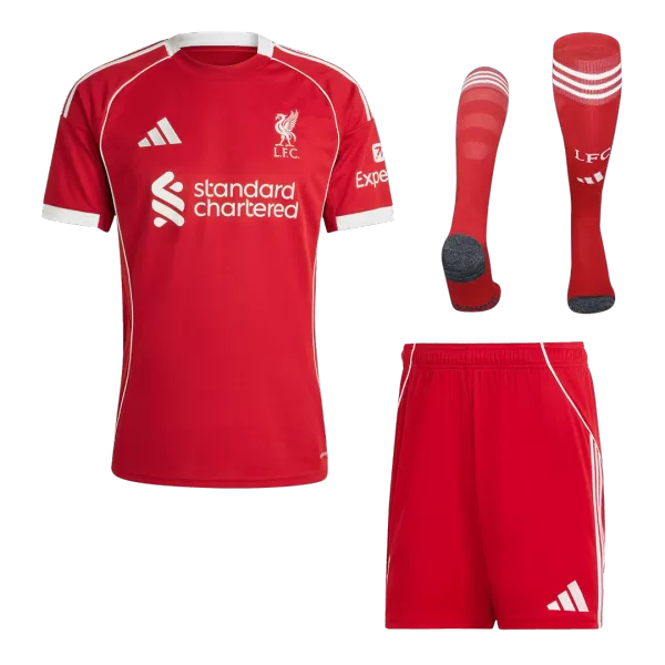 Liverpool Home Jersey Kit 2025/26 - minejerseys