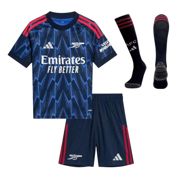 Kids Arsenal Away Jersey Full Kit 2025/26 - minejerseys