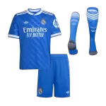 Kids Real Madrid Third Jersey Full Kit 2025/26 - minejerseys