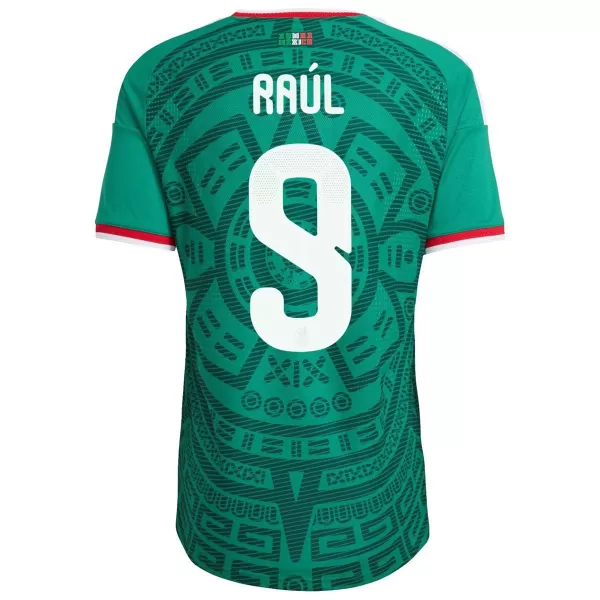 Raúl #9 Mexico Home Match Jersey Player Version World Cup 2026 - minejerseys
