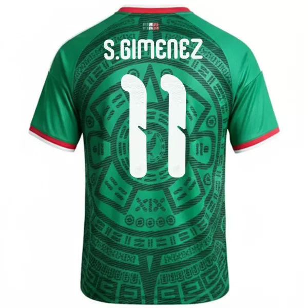 S.Giménez #11 Mexico Home Jersey World Cup 2026 - minejerseys