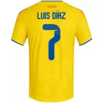 Luis Díaz #7 Colombia Home Match Jersey Player Version World Cup 2026 - minejerseys
