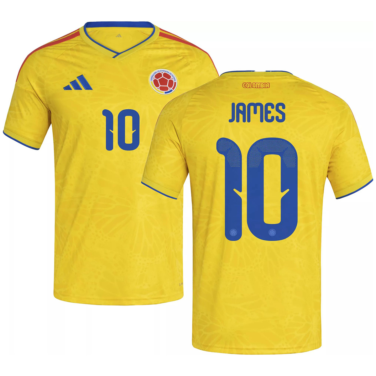 James #10 Colombia Home Jersey World Cup 2026 James #10 Colombia Home Jersey World Cup 2026
