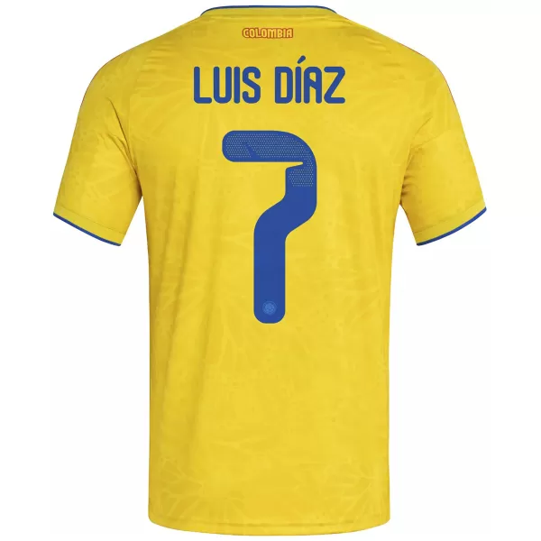 Luis Díaz #7 Colombia Home Jersey World Cup 2026 - minejerseys