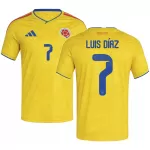 Luis Díaz #7 Colombia Home Jersey World Cup 2026 - minejerseys