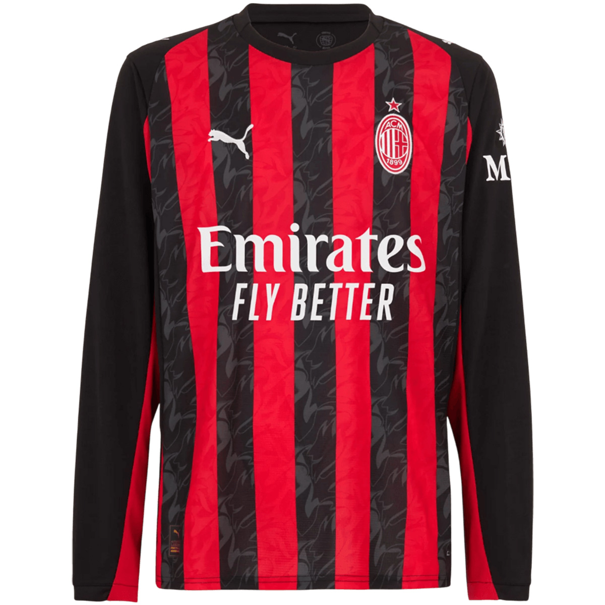 AC Milan Home Long Sleeve Jersey 2025/26