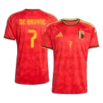 DE BRUYNE #7 Belgium Home Jersey 2025/26 - minejerseys