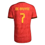 DE BRUYNE #7 Belgium Home Match Jersey Player Version 2025/26 - minejerseys