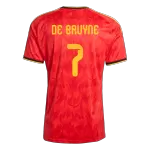 DE BRUYNE #7 Belgium Home Jersey 2025/26 - minejerseys