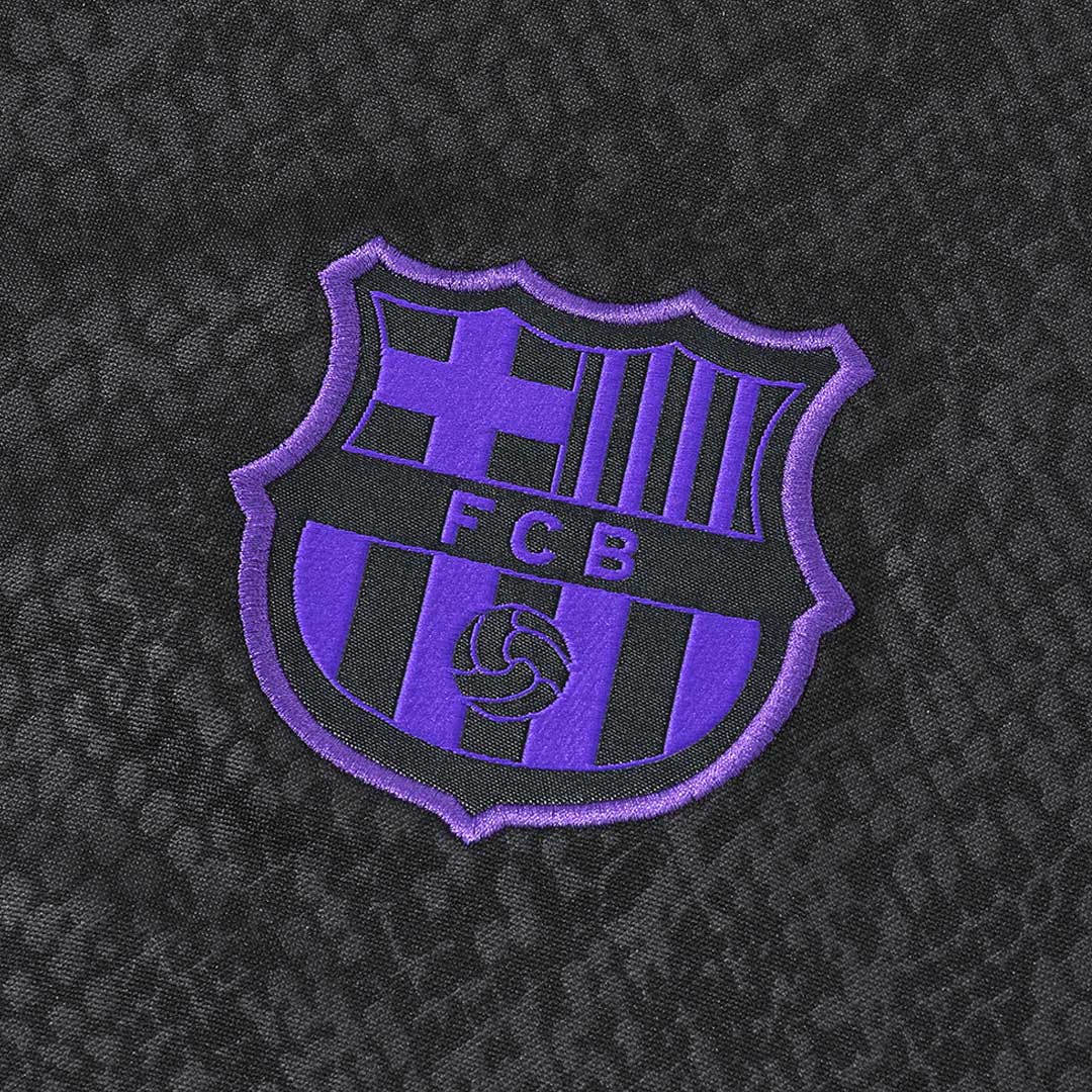 Barcelona Zipper Sweatshirt Kit(Top+Pants) Black 2025/26 Barcelona Zipper Sweatshirt Kit(Top+Pants) Black 2025/26