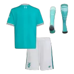 Kids Liverpool Third Away Jersey Full Kit 2025/26 - minejerseys
