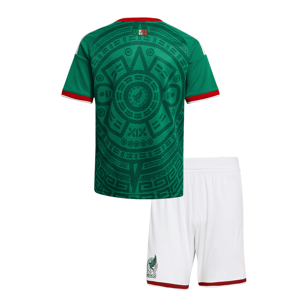 Kids Mexico Home Jersey Kit World Cup 2026