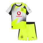 Kids Borussia Dortmund Away Jersey Kit 2025/26 - minejerseys