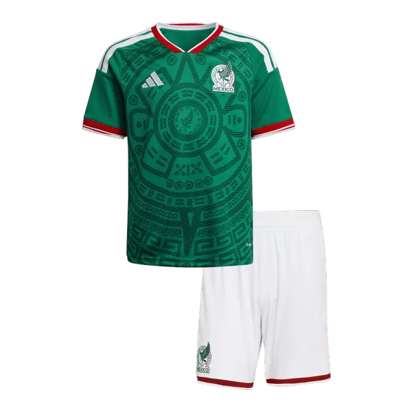 Kids Mexico Home Jersey Kit 2025/26 - minejerseys