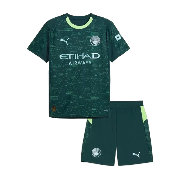 Kids Manchester City Jersey Kit 2025/26 - minejerseys