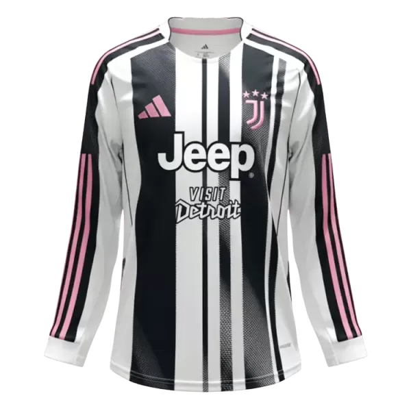 Juventus Home Long Sleeve Jersey 2025/26 - minejerseys
