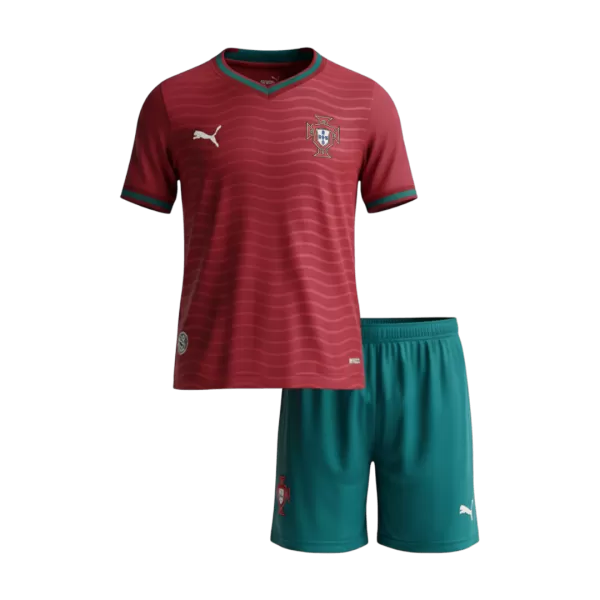 Kids Portugal Home Jersey Kit 2026 - minejerseys