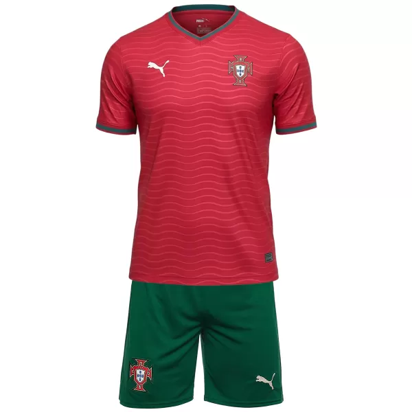 Kids Portugal Home Jersey Kit World Cup 2026 - minejerseys