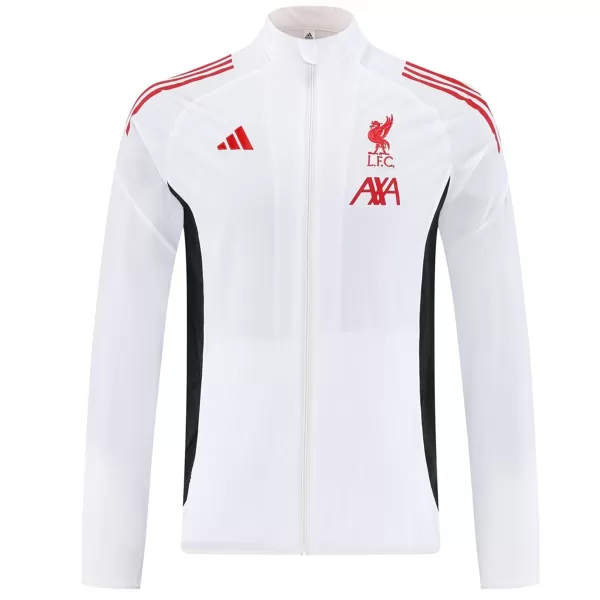 Liverpool Windbreaker Jacket White 2025/26 - minejerseys
