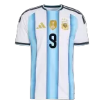 J.ÁLVAREZ #9 Argentina Home Match Jersey Player Version 2025/26 - minejerseys