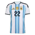 L.MARTÍNEZ #22 Argentina Home Jersey 2025/26 - minejerseys