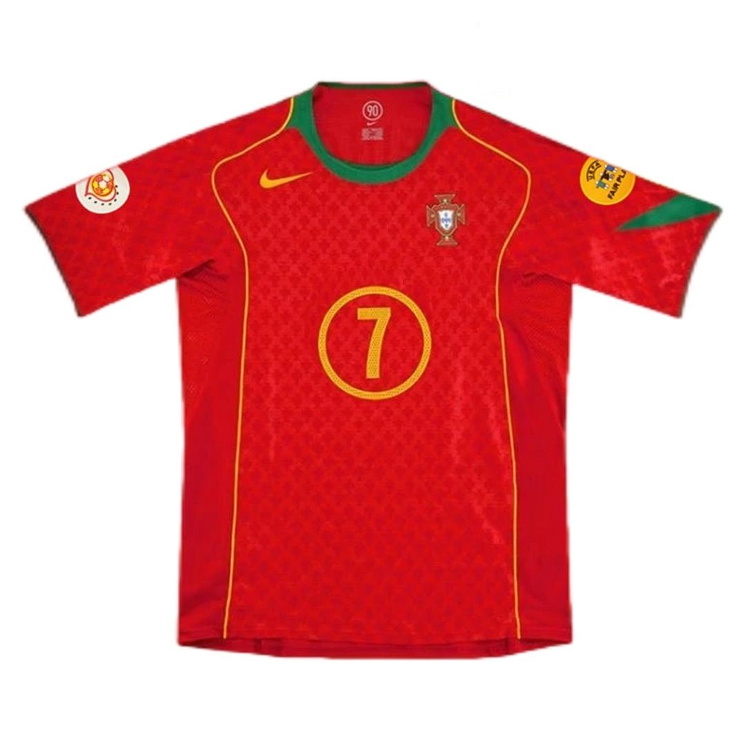 Figo #7 Retro Portugal Home Jersey Euro 2004 Figo #7 Retro Portugal Home Jersey Euro 2004