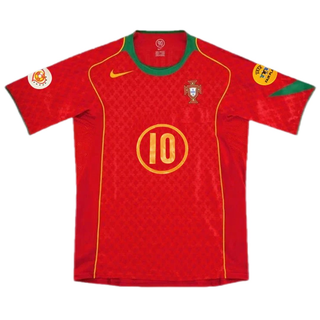 Rui Costa #10 Retro Portugal Home Jersey Euro 2004 Rui Costa #10 Retro Portugal Home Jersey Euro 2004