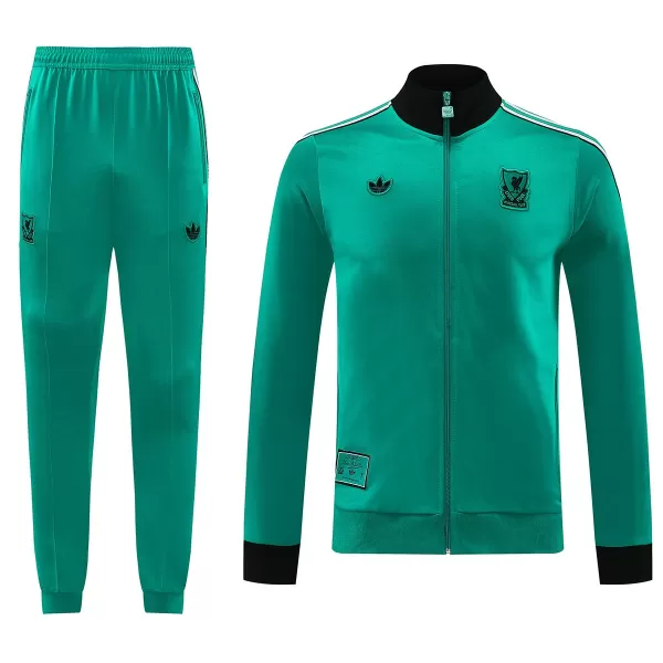 Liverpool Training Tracksuit Kit(Jacket+Pants) Green 2025/26 - minejerseys
