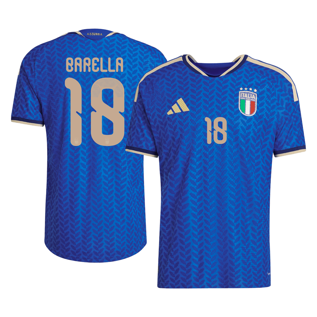 Barella #18 Italy Home Match Jersey Player Version World Cup 2026 Barella #18 Italy Home Match Jersey Player Version World Cup 2026