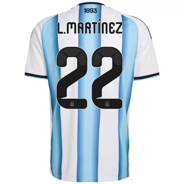 L.MARTÍNEZ #22 Argentina Home Jersey World Cup 2026 - minejerseys