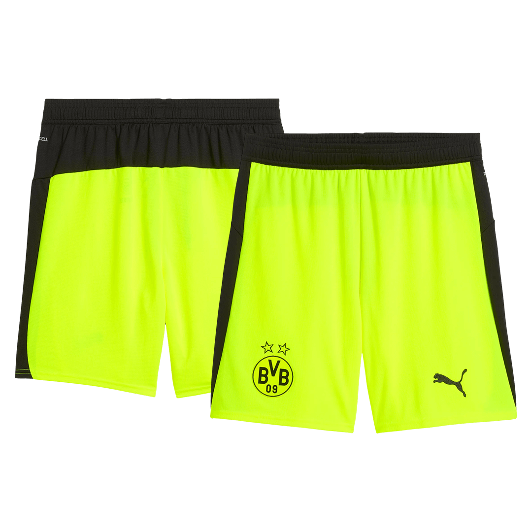 Borussia Dortmund Away Soccer Shorts 2025/26 Borussia Dortmund Away Soccer Shorts 2025/26