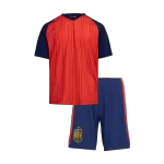 Kids Spain Home Jersey Kit 2026 - minejerseys