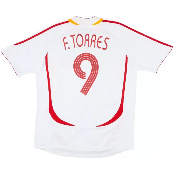 Torres #9 Retro Spain Away Jersey World Cup 2006 - minejerseys