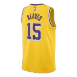Men's Los Angeles Lakers Reaves Gold Swingman Jersey - Icon Edition - minejerseys