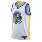 Men's Golden State Warriors Stephen Curry White Swingman Jersey - Association Edition - minejerseys