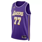 Men's Los Angeles Lakers Luka Dončić Purple Swingman Jersey - Statement Edition - minejerseys