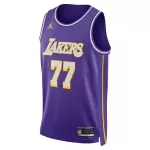 Men's Los Angeles Lakers Luka Dončić Purple Swingman Jersey - Statement Edition - minejerseys