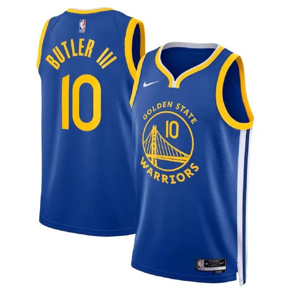 Men's Golden State Warriors Jimmy Butler Blue Swingman Jersey - Icon Edition - minejerseys