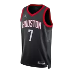 Men's Houston Rockets Durant Black Swingman Jersey - Statement Edition - minejerseys