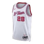 Men's Houston Rockets Şengün White Swingman Jersey 2025/26 - City Edition - minejerseys