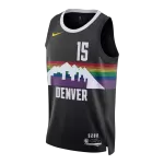 Men's Denver Nuggets Nikola Jokić Black Swingman Jersey 2025/26 - City Edition - minejerseys