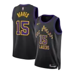 Men's Los Angeles Lakers Reaves Black Swingman Jersey 2025/26 - City Edition - minejerseys