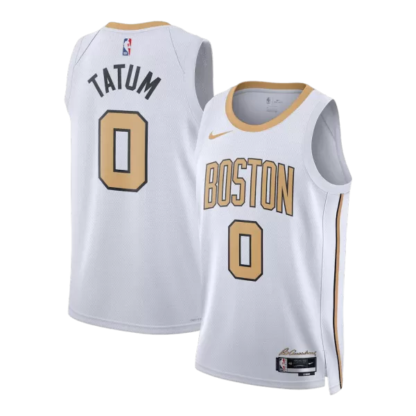 Men's Boston Celtics Tatum White Swingman Jersey 2025/26 - City Edition - minejerseys