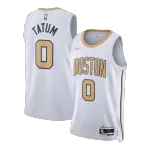 Men's Boston Celtics Tatum White Swingman Jersey 2025/26 - City Edition - minejerseys